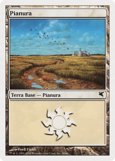 Plains Italian Pianura G20 Magic Encyclopedia 2005 (Salvat/Hachette) Magic card