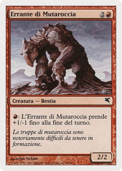 Flowstone Shambler Italian Errante di Mutaroccia K53 Magic Encyclopedia 2005 (Salvat/Hachette) Magic card