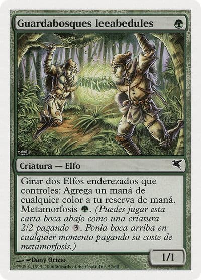 Birchlore Rangers Spanish Guardabosques leeabedules B52 Magic Encyclopedia 2005 (Salvat/Hachette) Magic card