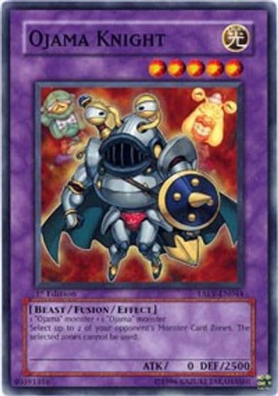 Ojama Knight Tactical Evolution Yu-Gi-Oh! card
