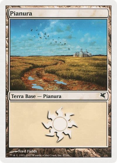 Plains Italian Pianura C57 Magic Encyclopedia 2005 (Salvat/Hachette) Magic card