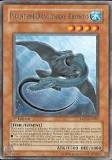 Phantom Dragonray Bronto Tactical Evolution Yu-Gi-Oh! card