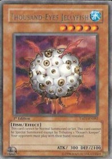 Thousand Eyes Jellyfish Tactical Evolution Yu-Gi-Oh! card