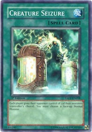 Creature Seizure Tactical Evolution Yu-Gi-Oh! card