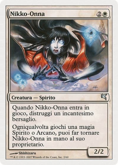 Nikko Onna Italian Nikko Onna Magic Encyclopedia 2005 (Salvat/Hachette) Magic card