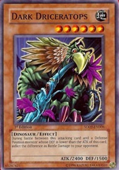 Dark Driceratops Structure Deck: Dinosaur's Rage Yu-Gi-Oh! card