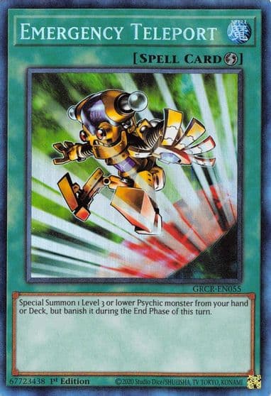 Emergency Teleport CR The Grand Creators Yu-Gi-Oh! card