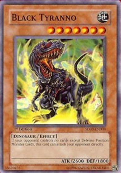 Black Tyranno Structure Deck: Dinosaur's Rage Yu-Gi-Oh! card