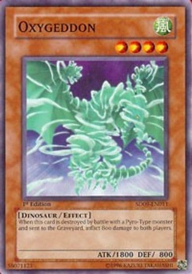 Oxygeddon Structure Deck: Dinosaur's Rage Yu-Gi-Oh! card
