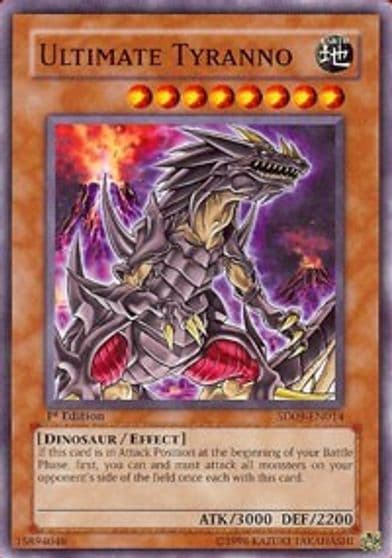 Ultimate Tyranno Structure Deck: Dinosaur's Rage Yu-Gi-Oh! card