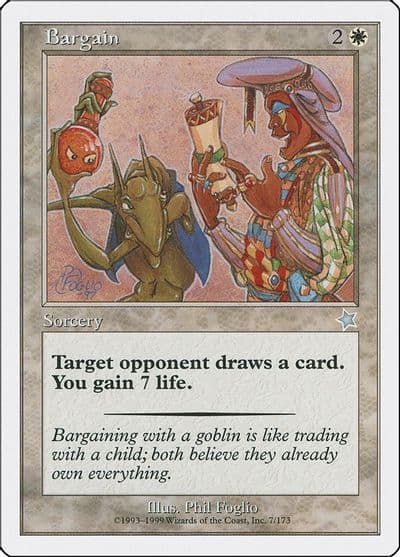 Bargain Starter 1999 Magic card