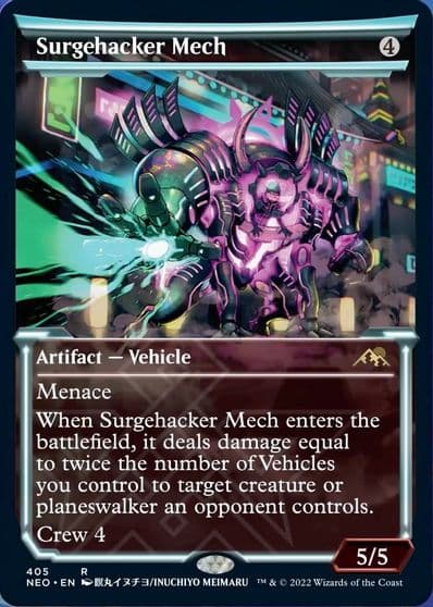 Surgehacker Mech Showcase Kamigawa: Neon Dynasty Magic card