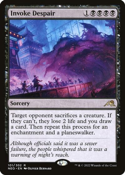 Invoke Despair Kamigawa: Neon Dynasty Magic card