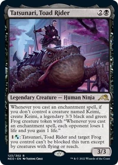 Tatsunari Toad Rider Kamigawa: Neon Dynasty Magic card