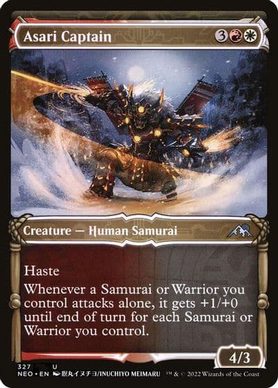 Asari Captain Showcase Kamigawa: Neon Dynasty Magic card