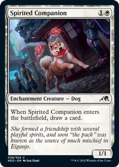 Spirited Companion Kamigawa: Neon Dynasty Magic card