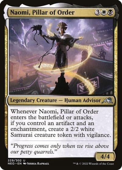 Naomi Pillar of Order Kamigawa: Neon Dynasty Magic card