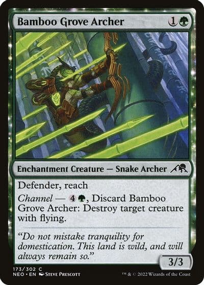 Bamboo Grove Archer Kamigawa: Neon Dynasty Magic card