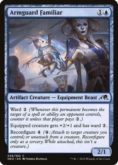 Armguard Familiar Kamigawa: Neon Dynasty Magic card