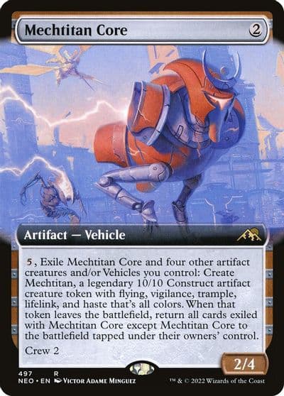 Mechtitan Core Extended Art Kamigawa: Neon Dynasty Magic card