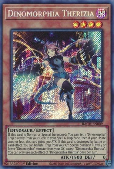 Dinomorphia Therizia Battle of Chaos Yu-Gi-Oh! card