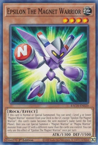 Epsilon The Magnet Warrior Battle of Chaos Yu-Gi-Oh! card