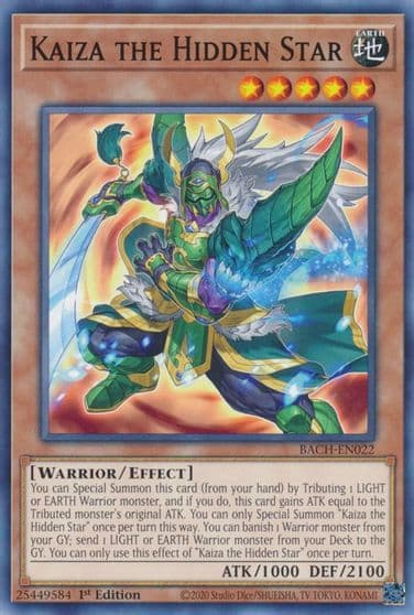 Kaiza the Hidden Star Battle of Chaos Yu-Gi-Oh! card