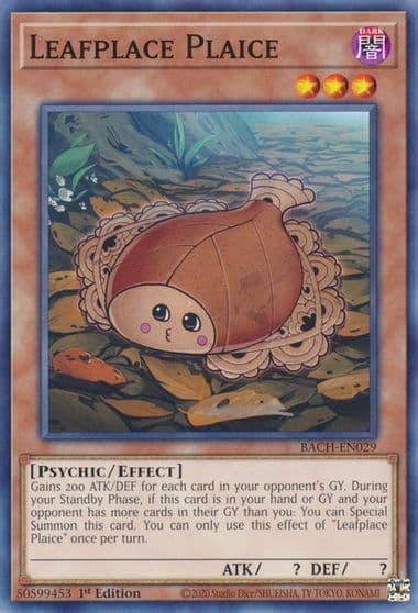 Leafplace Plaice Battle of Chaos Yu-Gi-Oh! card