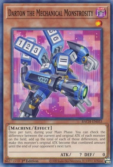 Darton the Mechanical Monstrosity Battle of Chaos Yu-Gi-Oh! card