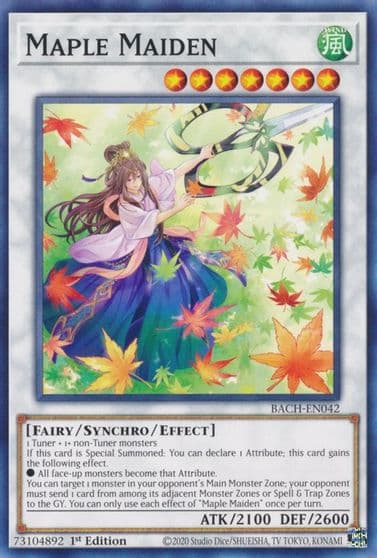 Maple Maiden Battle of Chaos Yu-Gi-Oh! card