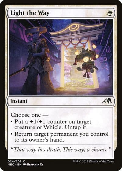 Light the Way Kamigawa: Neon Dynasty Magic card
