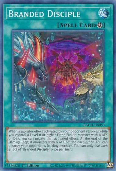 Branded Disciple Battle of Chaos Yu-Gi-Oh! card