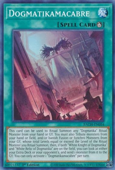 Dogmatikamacabre Battle of Chaos Yu-Gi-Oh! card