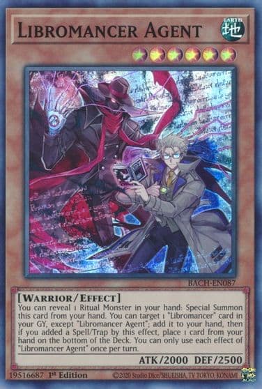 Libromancer Agent Battle of Chaos Yu-Gi-Oh! card