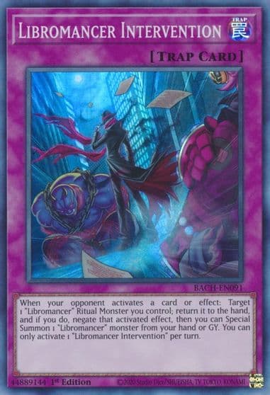 Libromancer Intervention Battle of Chaos Yu-Gi-Oh! card
