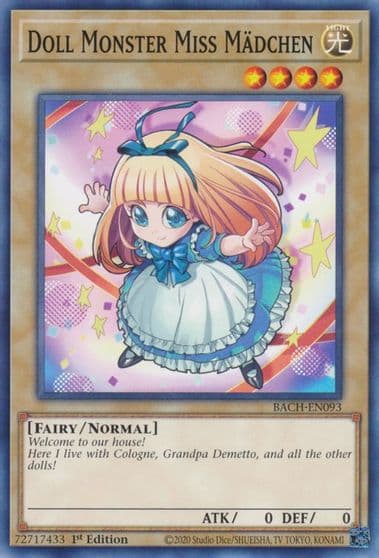 Doll Monster Miss Madchen Battle of Chaos Yu-Gi-Oh! card