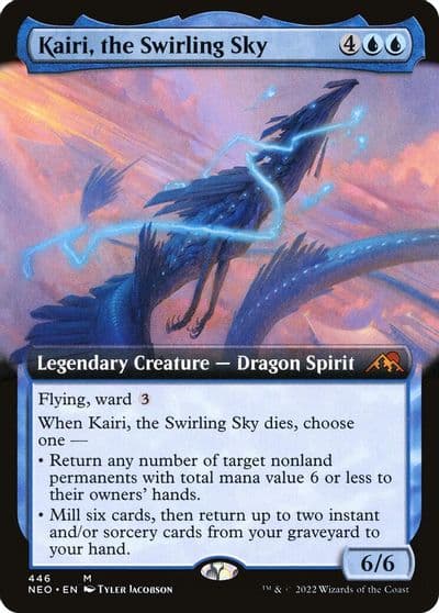 Kairi the Swirling Sky Extended Art Kamigawa: Neon Dynasty Magic card