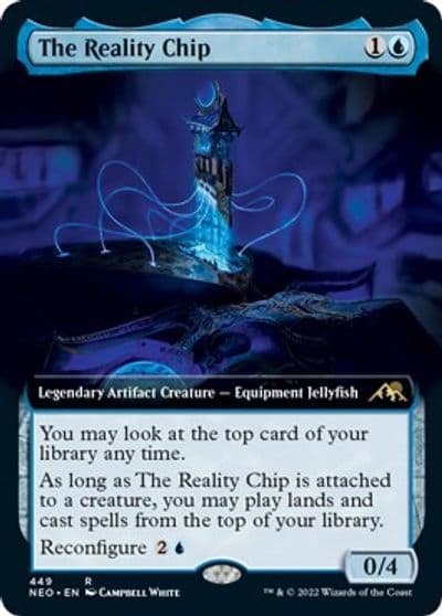 The Reality Chip Extended Art Kamigawa: Neon Dynasty Magic card