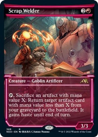 Scrap Welder Showcase Kamigawa: Neon Dynasty Magic card