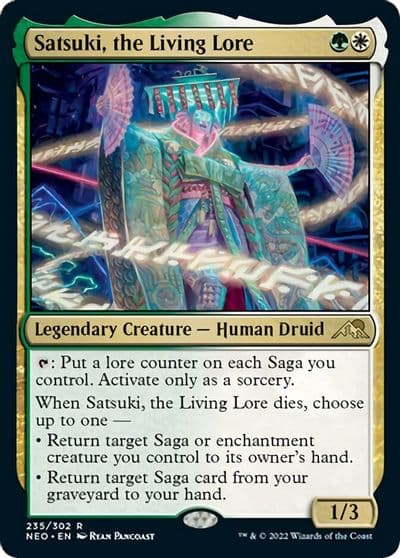 Satsuki the Living Lore Kamigawa: Neon Dynasty Magic card