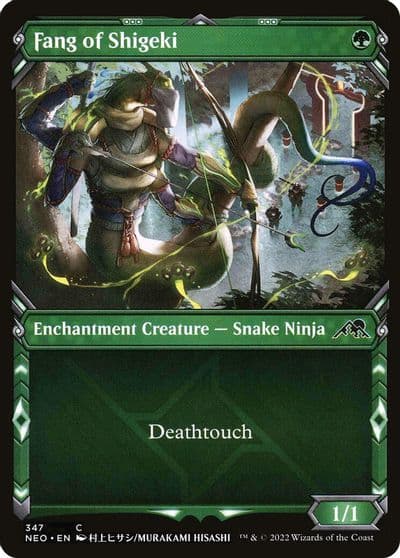 Fang of Shigeki Showcase Kamigawa: Neon Dynasty Magic card