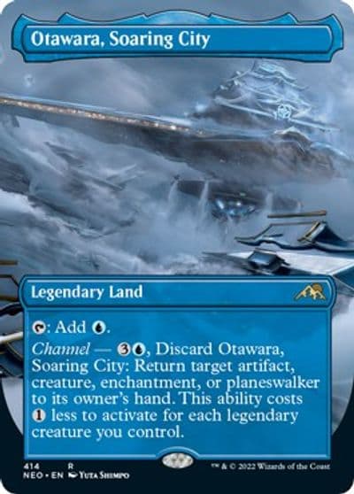 Otawara Soaring City Borderless Kamigawa: Neon Dynasty Magic card