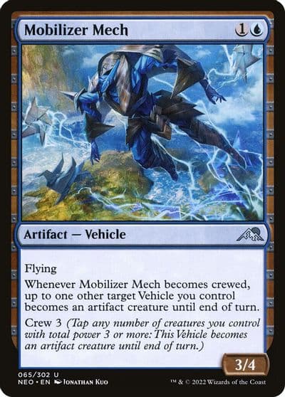 Mobilizer Mech Kamigawa: Neon Dynasty Magic card