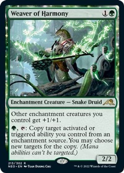 Weaver of Harmony Kamigawa: Neon Dynasty Magic card