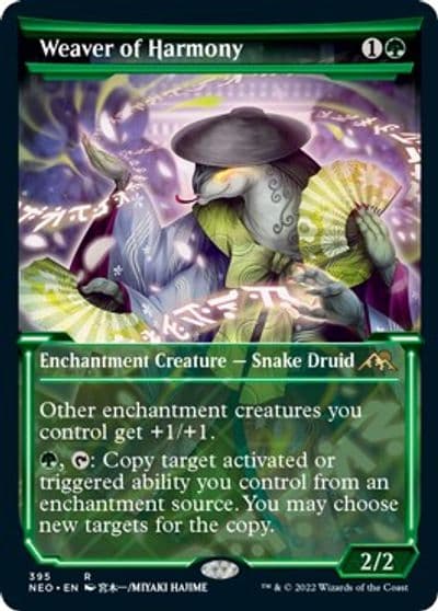 Weaver of Harmony Showcase Kamigawa: Neon Dynasty Magic card