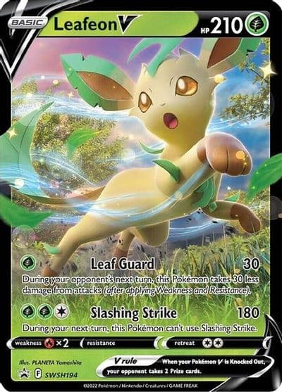 Leafeon V - SWSH194 SWSH: Sword & Shield Promo Cards Pokemon card