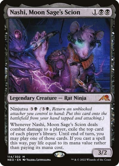 Nashi Moon Sages Scion Kamigawa: Neon Dynasty Magic card