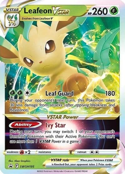 Leafeon VSTAR - SWSH195 SWSH: Sword & Shield Promo Cards Pokemon card
