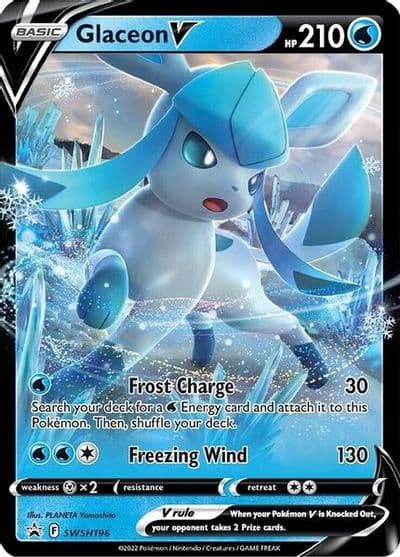 Glaceon V - SWSH196 SWSH: Sword & Shield Promo Cards Pokemon card