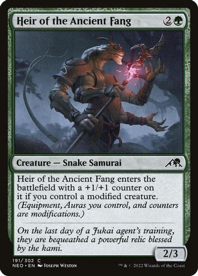 Heir of the Ancient Fang Kamigawa: Neon Dynasty Magic card